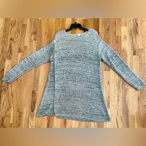 J. Jill Cozy Gray Knit Sweater